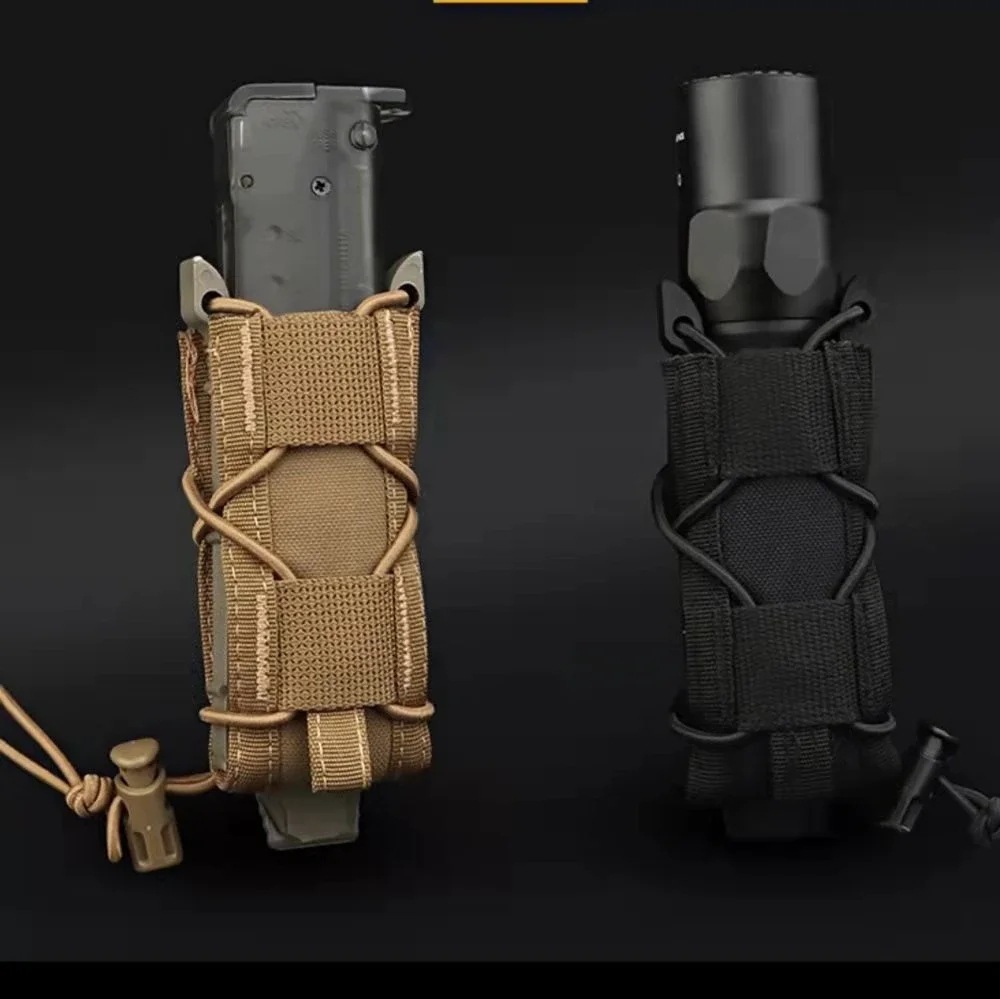 Edc Carry Flashlight - 9 MM Tabanca Tek Dergisi Kılıfı