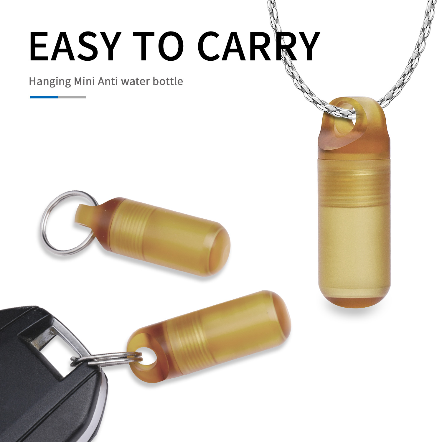 Edc Pill Carry - Mini Taşınabilir Hap Kutusu Su Geçirmez
