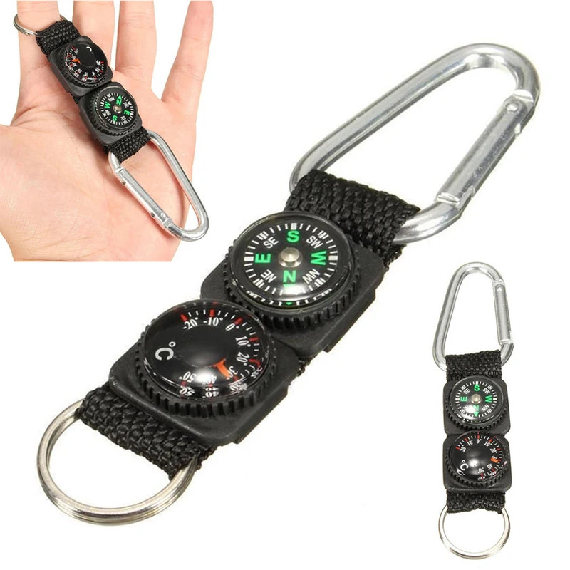 Compass Keychain Mini - 1 adet Evrensel Çok Fonksiyonlu 3