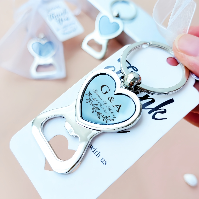 Bottle Opener Keyring - Kişiselleştirilmiş Kazınmış Paslanmaz Çelik Bira Şişe