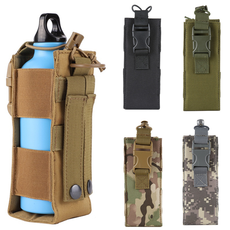 Edc Carry Belt Pouch - Molle Su Şişesi Kılıfı Çantası Açık