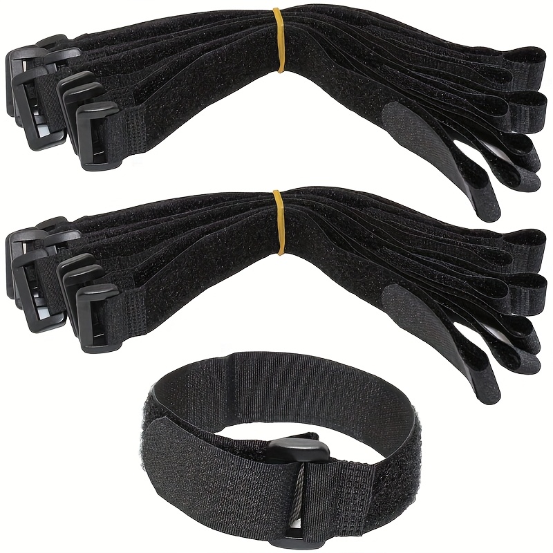 Gear Tie Reusable - 25/50 adet Ayarlanabilir Cırtlı Kablo Bağları