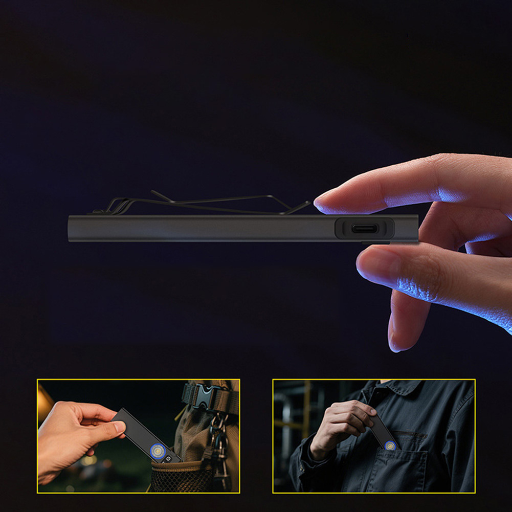 Edc Carry Flashlight - 650 Lümen USB-C Şarj Edilebilir El