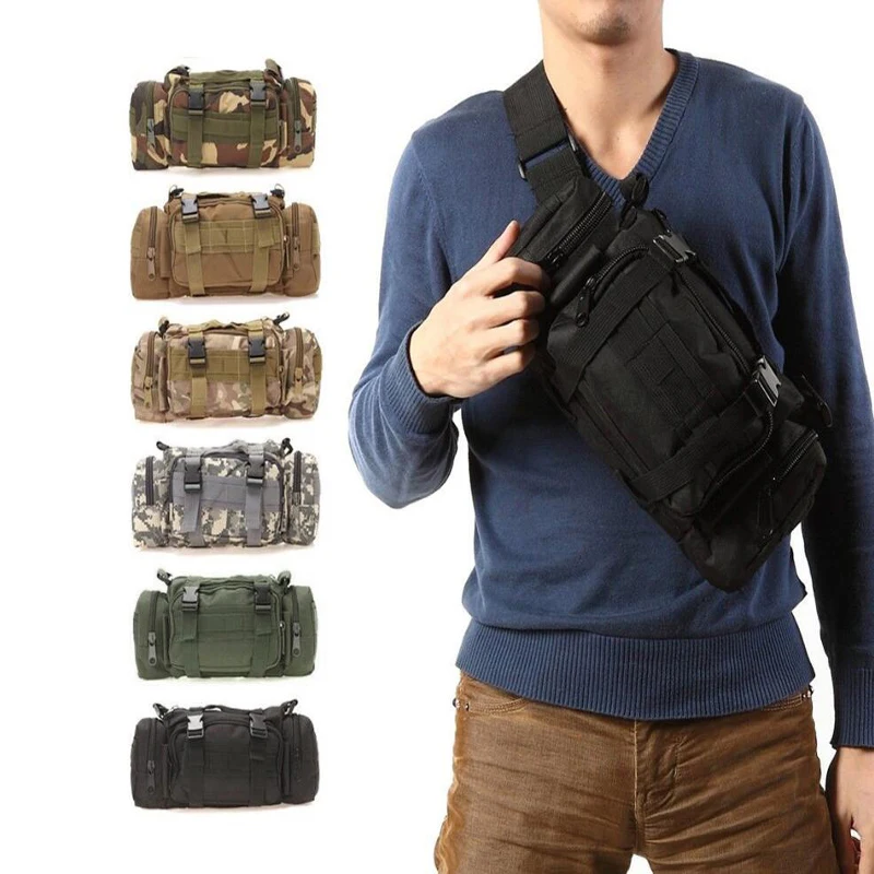 Edc Carry Fanny Pack - Duffel Bel Çantası Molle Su Geçirmez