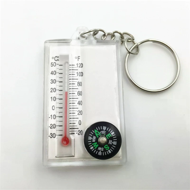 Compass Keychain Mini - Açık Hava Dağcılık Tokası Pusula İşaretleyici