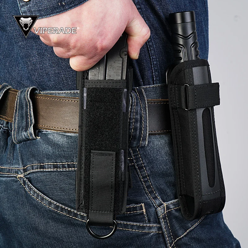 Edc Carry Flashlight - VIPERADE El Feneri Kılıfı, 500D Naylon