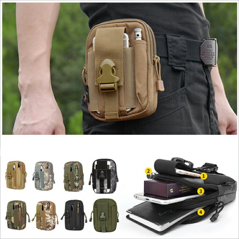Edc Carry Belt Pouch - Küçük Molle Kılıfı Bel Paketi Çantası