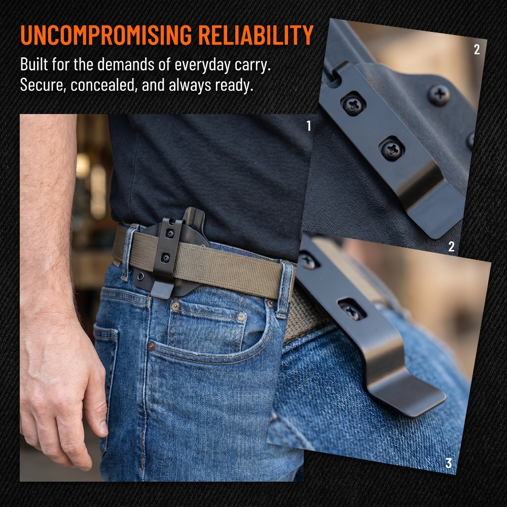Edc Carry Accessories - Metal Cep Klipsi Arka Klips Yedek
