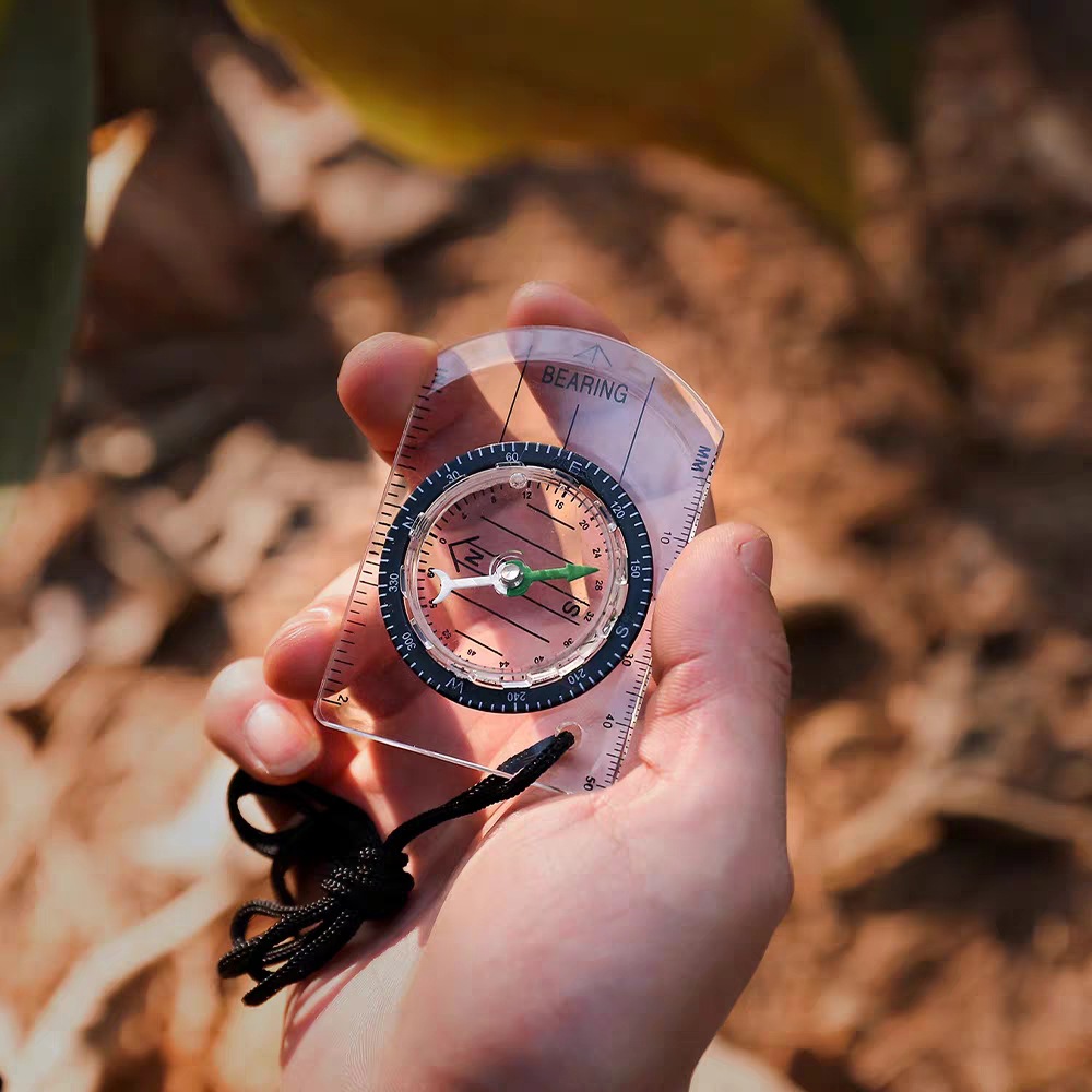 Compass Keychain Mini - 1 adet/2 adet Yeni Dış Mekan