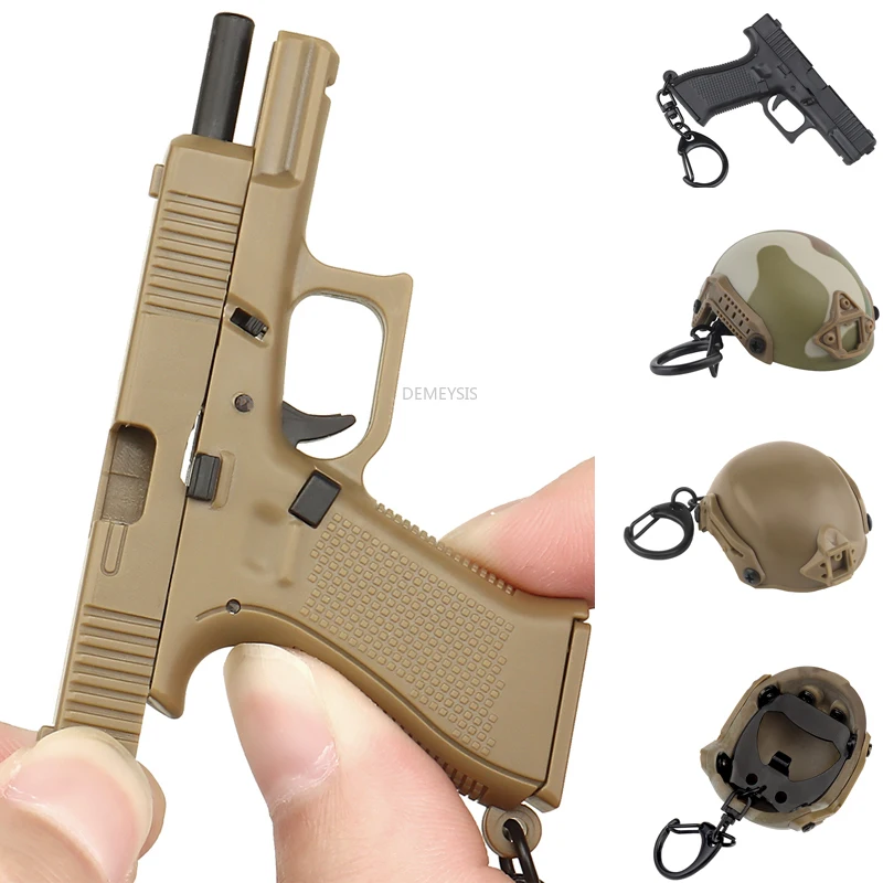 Bottle Opener Keyring - Mini G45 Tabanca Şekilli Anahtarlık Charm
