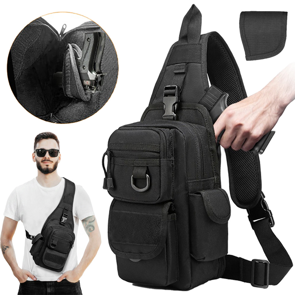 Edc Concealed Carry Backpack - Taktik Tabanca Çantası Gizli Taşıma Silah