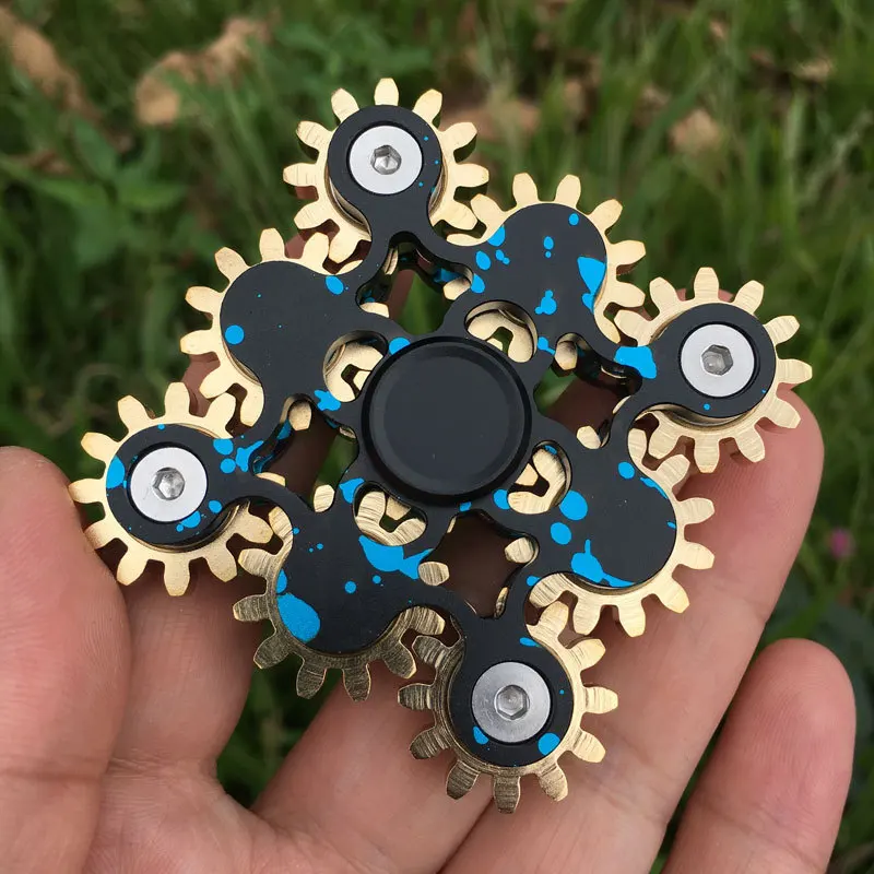 Fidget Spinner Bearing - 9 dişliler el döndürücü yüksek kaliteli