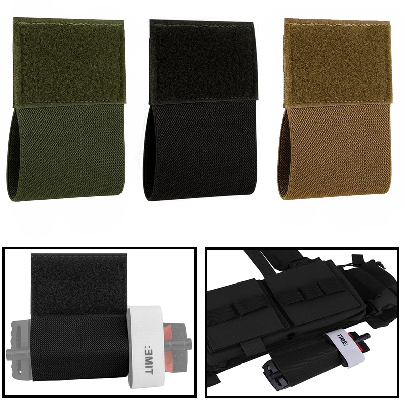 Edc Carry Belt Pouch - 2 adet Elastik Turnike Tutucu, Cırtlı