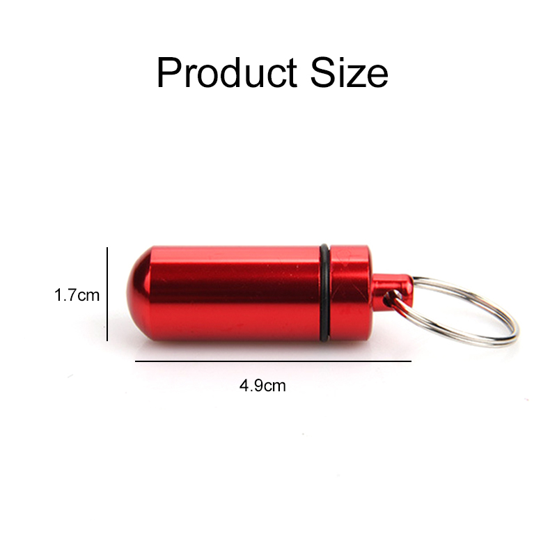 1/5PCS Alüminyum Mini Hap Kutu - Edc Pill Carry incelemesi ve fiyatı