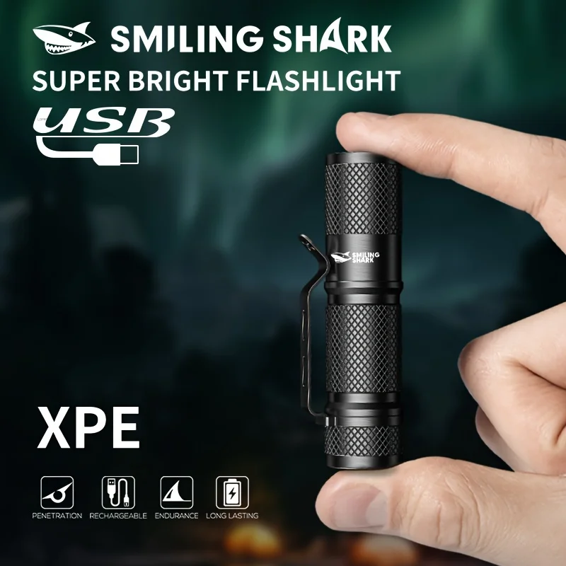 SMILING SHARK Ultra Güçlü Mini - Edc Carry Flashlight incelemesi ve fiyatı