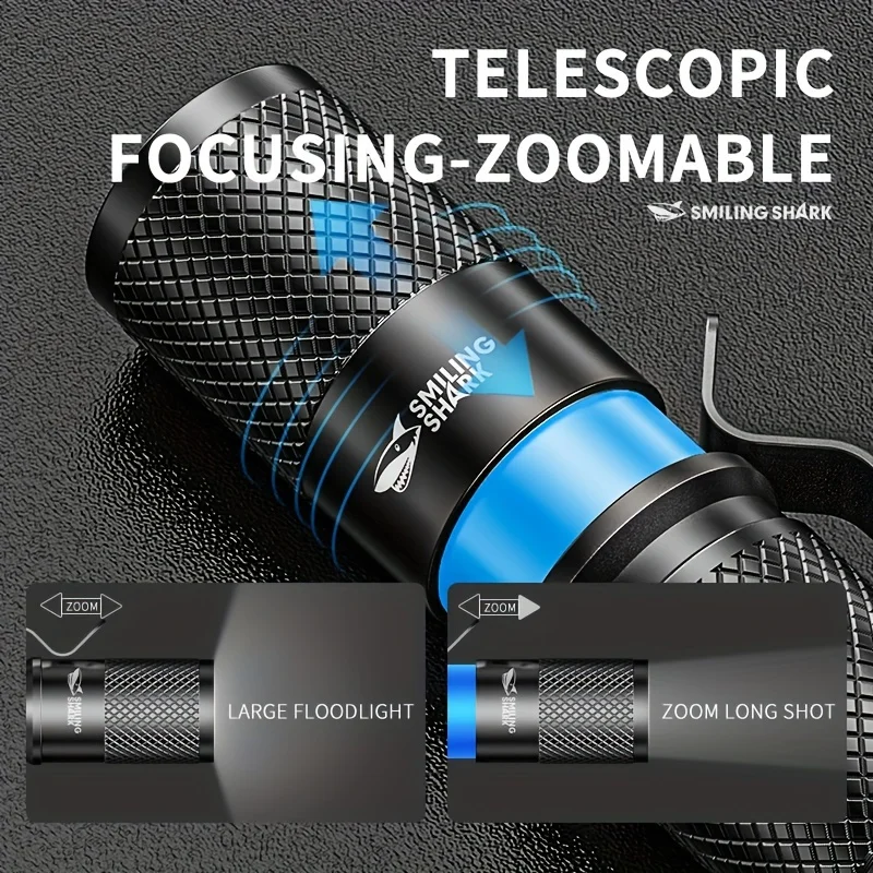 SMILING SHARK Ultra Güçlü Mini - Edc Carry Flashlight incelemesi ve fiyatı