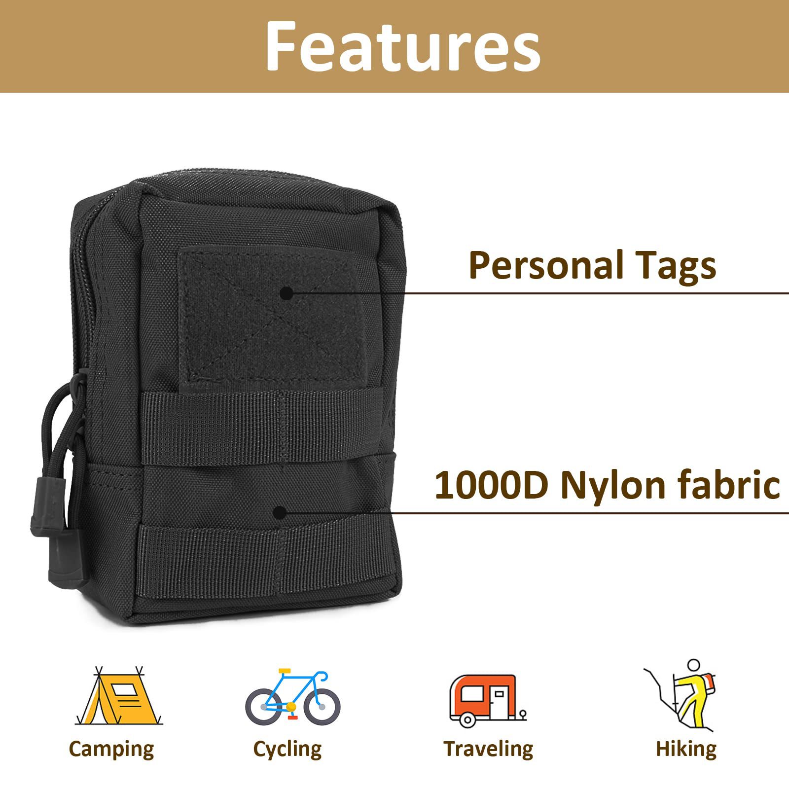 Taktik Molle Tıbbi Aksesuar Ça - Edc Carry Accessories incelemesi ve fiyatı