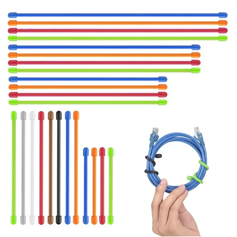 5 adet silikon kablo bağları,  - Gear Tie Reusable incelemesi ve fiyatı