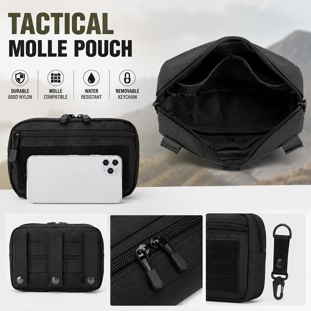 Taktik Molle EDC Çantası Açık  - Edc Carry Belt Pouch incelemesi ve fiyatı