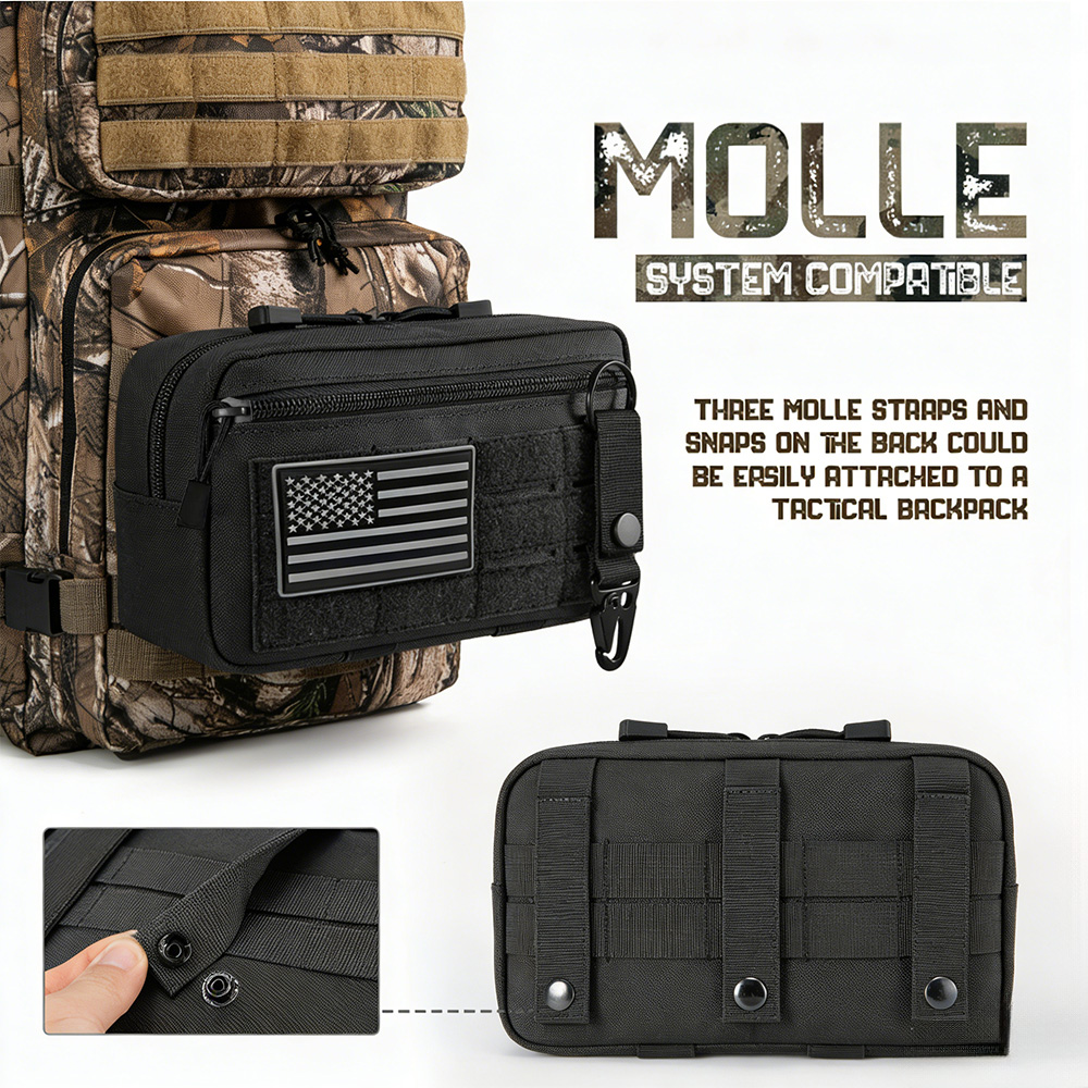 Taktik Molle EDC Çantası Açık  - Edc Carry Belt Pouch incelemesi ve fiyatı