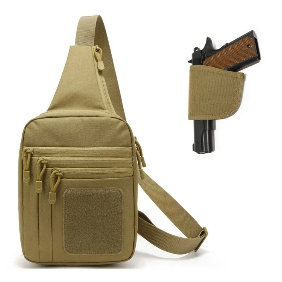 Yeni Taktik Göğüs Çantası Taba - Edc Concealed Carry Backpack incelemesi ve fiyatı