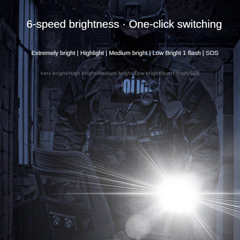 Tip-c USB şarj edilebilir 2170 - Edc Carry Flashlight incelemesi ve fiyatı