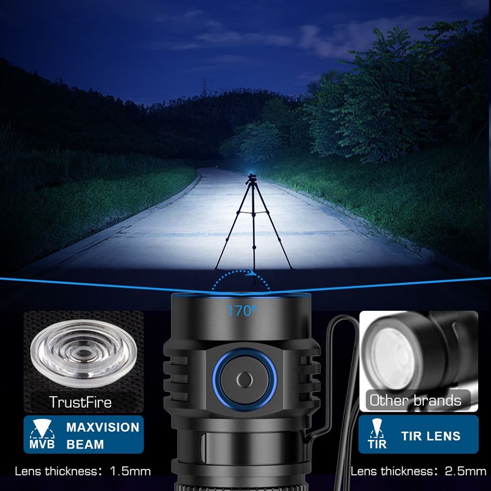 Trustfire MC1 Usb Şarj Edilebi - Edc Carry Flashlight incelemesi ve fiyatı