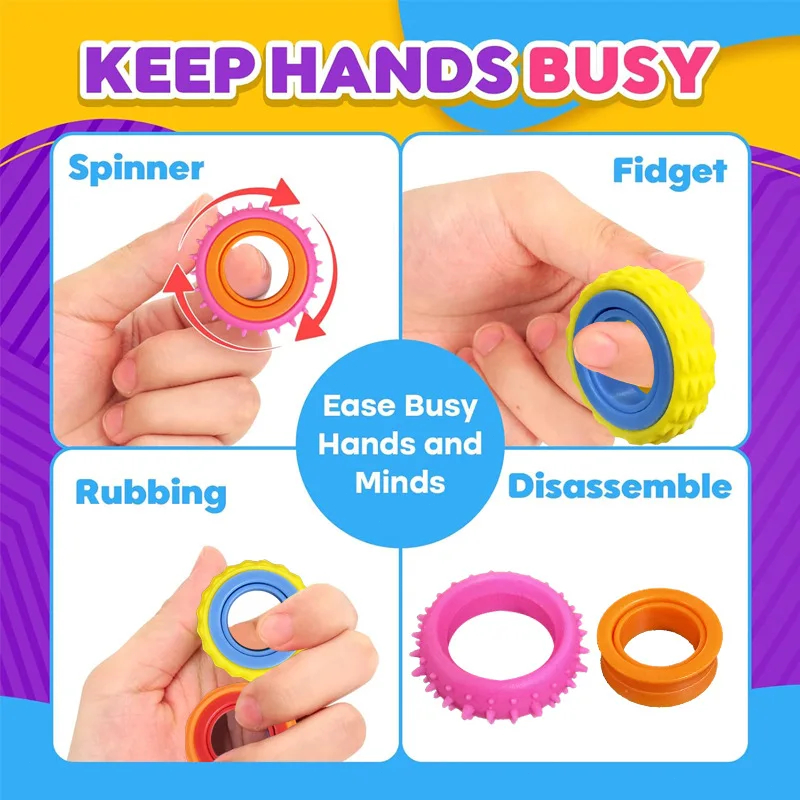 6 adet duyusal oyuncaklar Fidg - Fidget Spinner Bearing incelemesi ve fiyatı