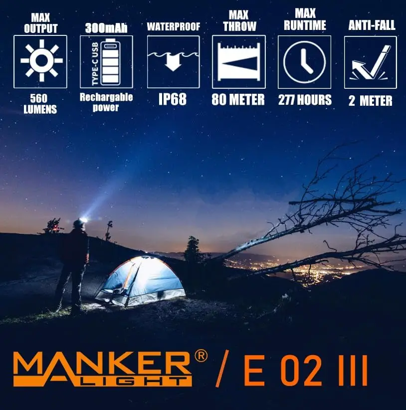 Manker E02III Günlük Kullanım  - Edc Carry Flashlight incelemesi ve fiyatı