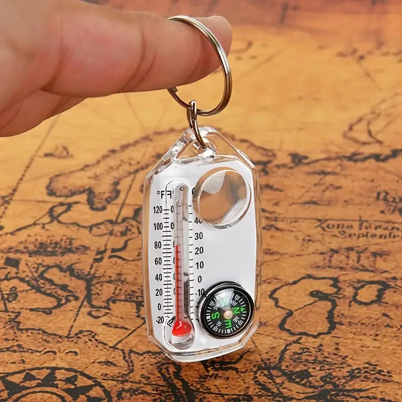 3'ü 1 Arada Anahtarlık Pusulas - Compass Keychain Mini incelemesi ve fiyatı