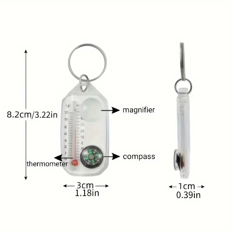 3'ü 1 Arada Anahtarlık Pusulas - Compass Keychain Mini incelemesi ve fiyatı
