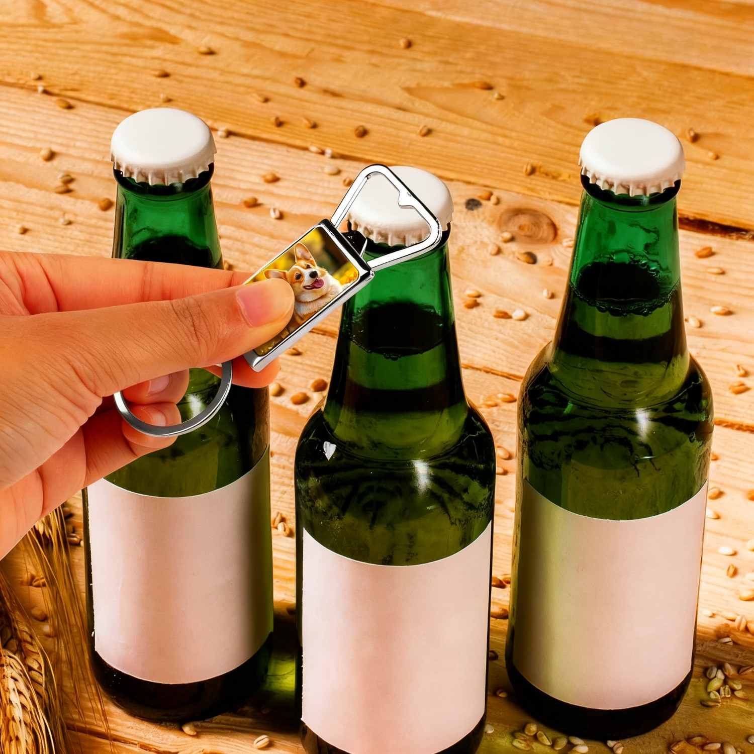 10 adet Süblimasyon Boşlukları - Bottle Opener Keyring incelemesi ve fiyatı